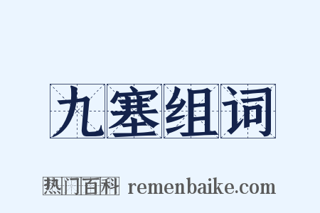 九塞组词是什么意思的图片